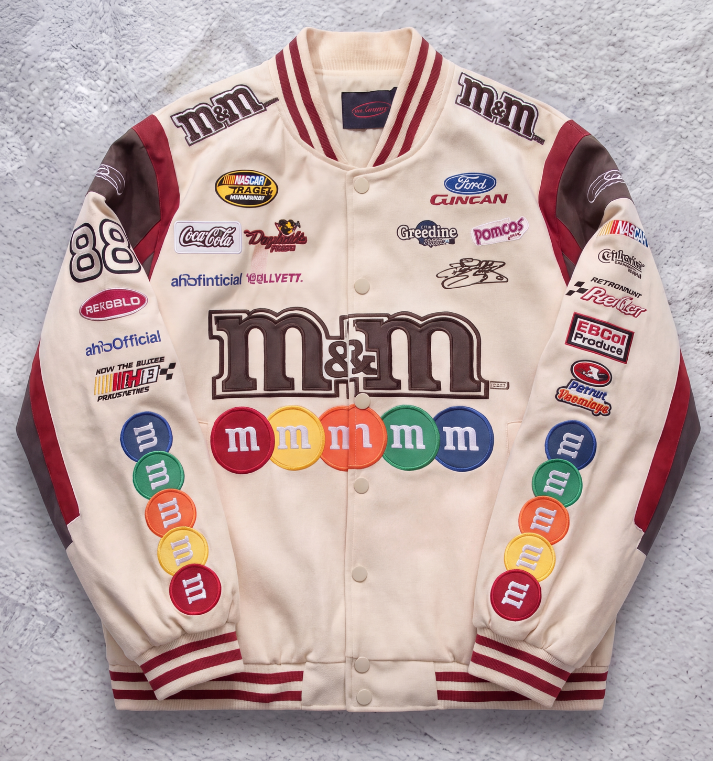 M&M'S RACING JACKET CREAM