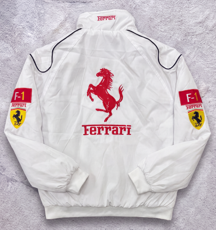FERRARI F1 JACKET WHITE
