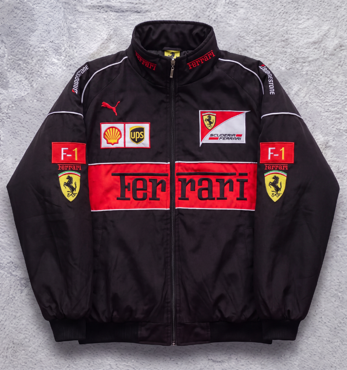 FERRARI F1 JACKET BLACK
